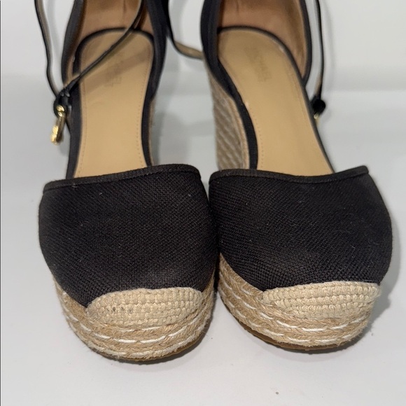 Michael Kors Black Wedge Sandals - Picture 3 of 11